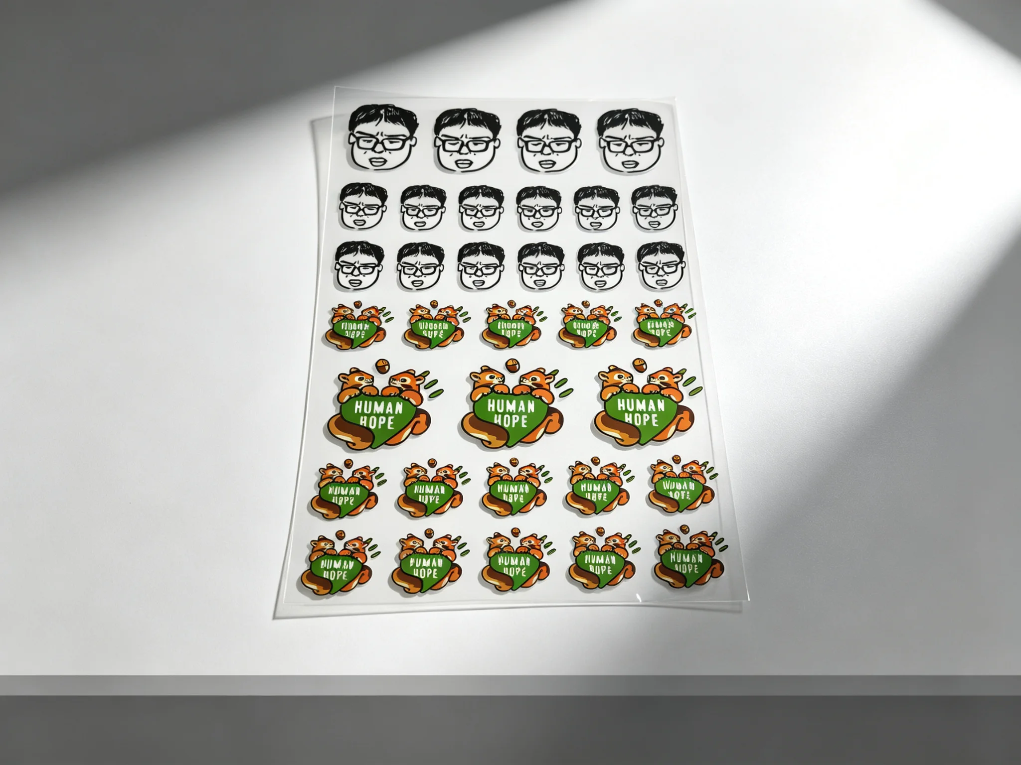 水晶标整版膜片